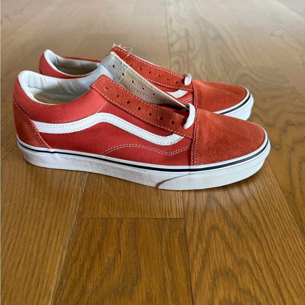 “Autumn Glaze” (burnt orange) Old Skool VANS